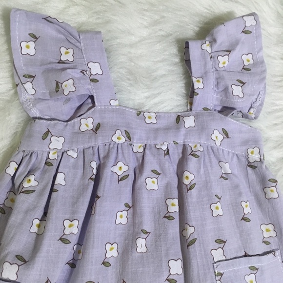 Girl’s Summer Blue Shirt and Shorts - Picture 2 of 4